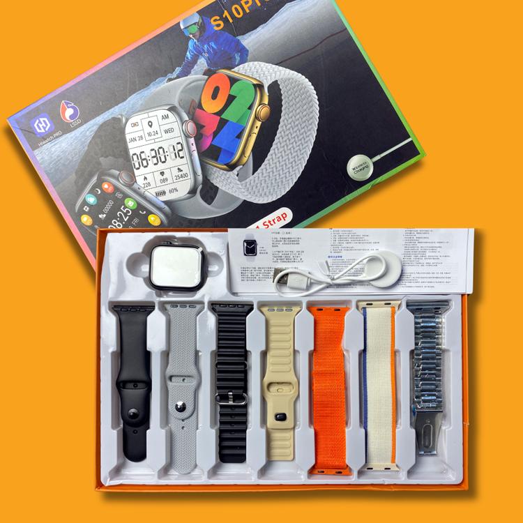 S10 Pro Max Smart Watch Series 9 With 7in1 Straps